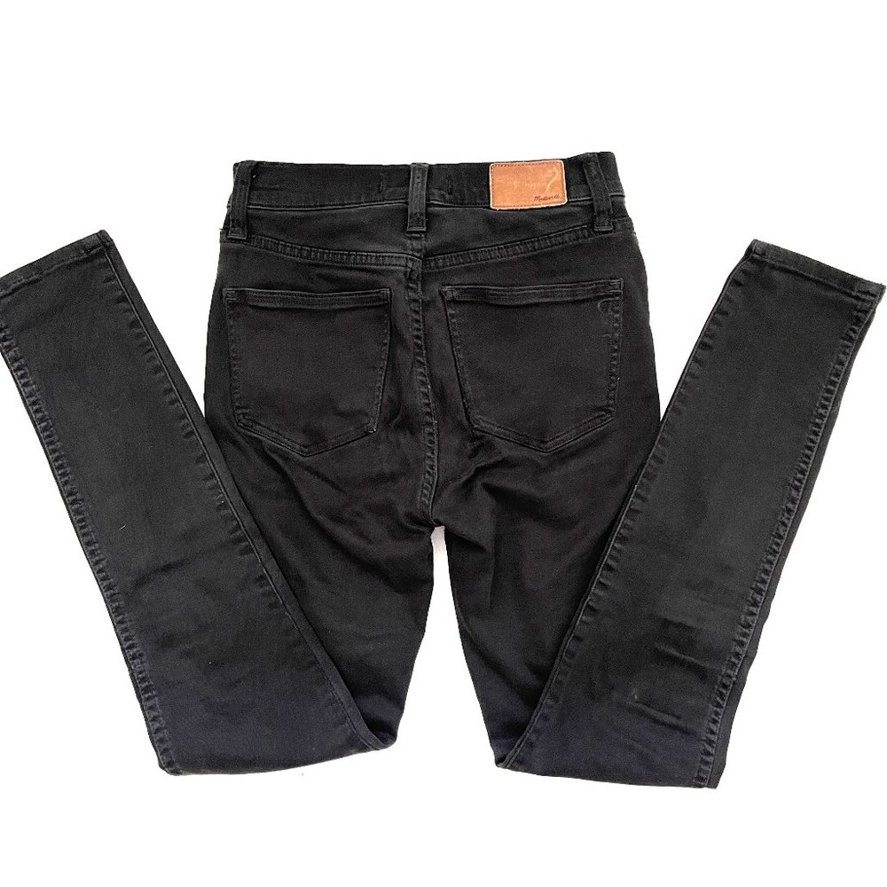 Madewell high rise skini skini black jeans 25 - Picture 2 of 11